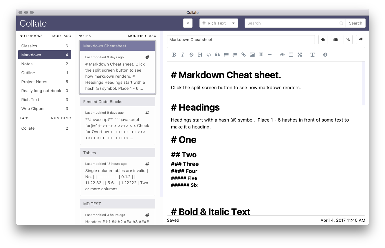 Collate Notes gallery image