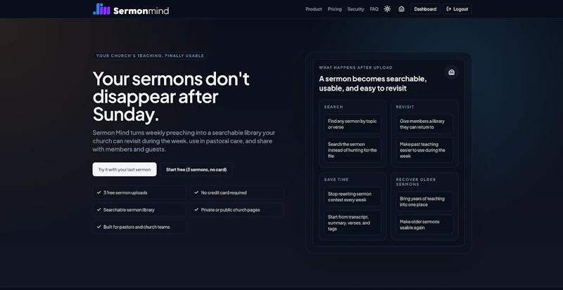 Sermon Mind screenshot 3