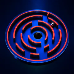Metal Ball Maze Toy 3D