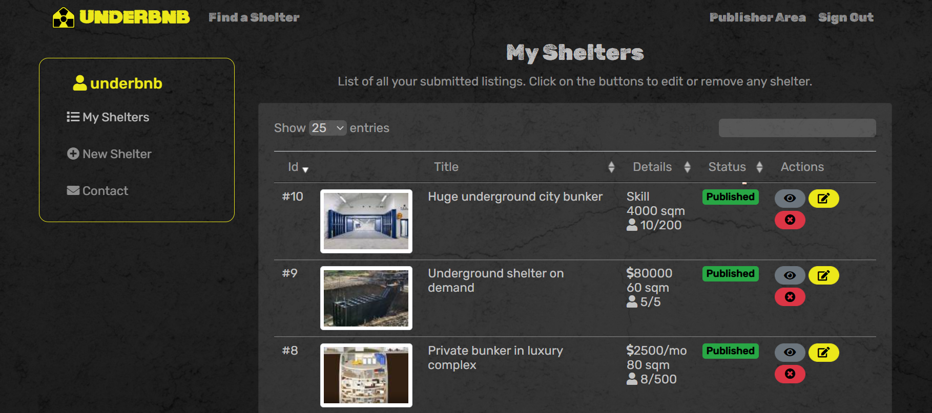 Média Underbnb - Trouvez un abri près de chez vous pour survivre pratiquement toutes les catastrophes 4
