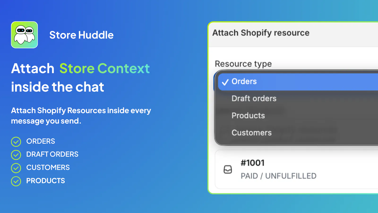 Store Huddle: Team Chat for Shopify gallery image