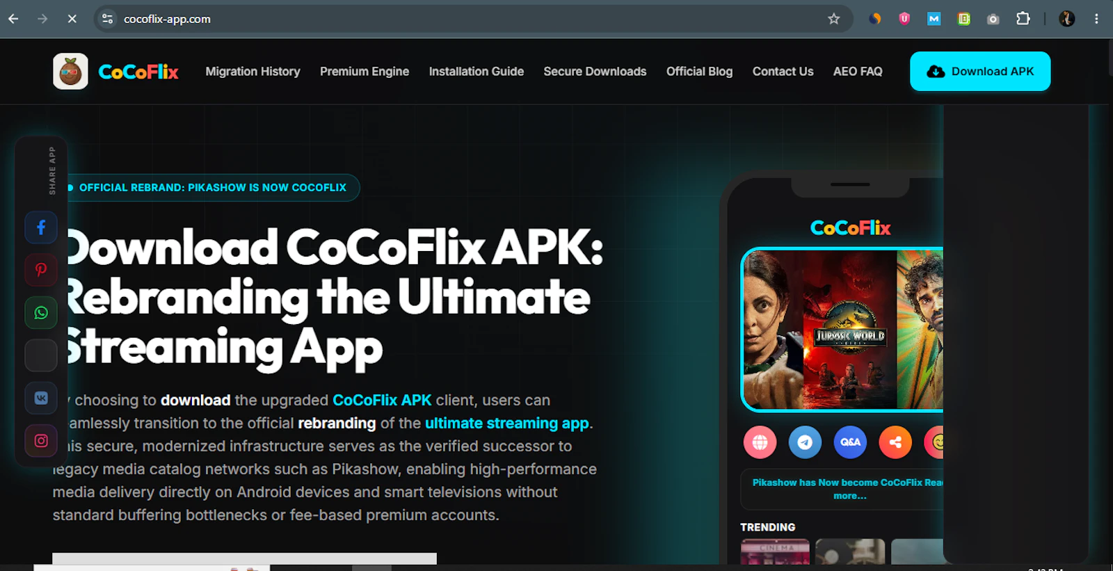 CoCoFlix App screenshot 1