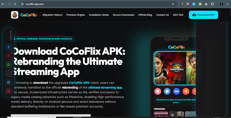 CoCoFlix App screenshot 1