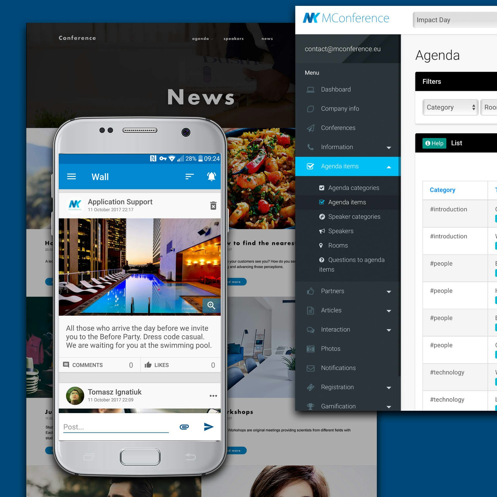 MConference event app gallery image