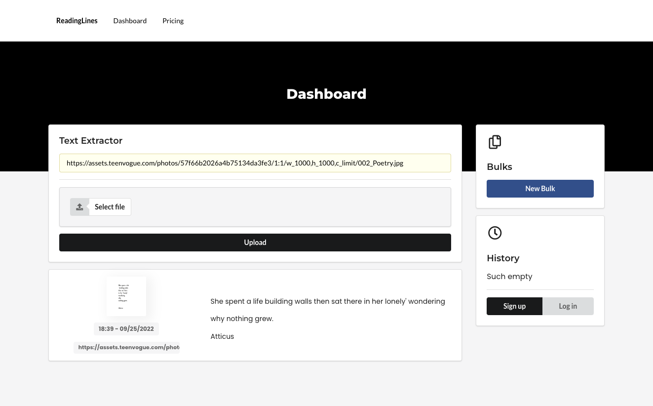 ReadingLines gallery image