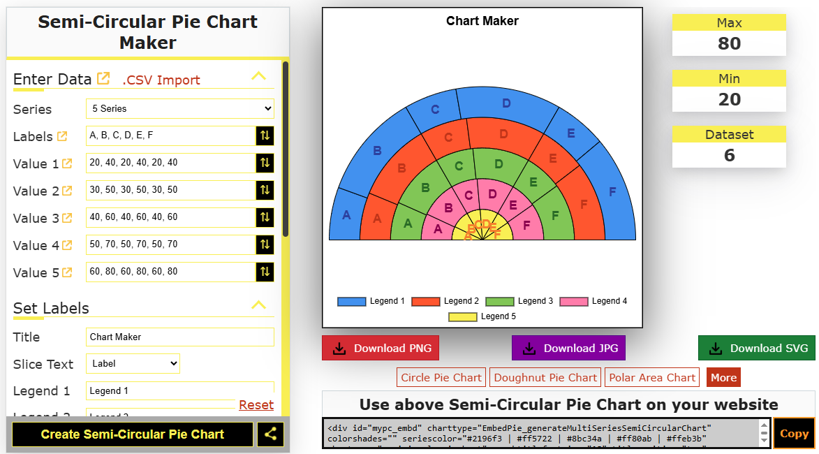 Pie Chart Maker gallery image