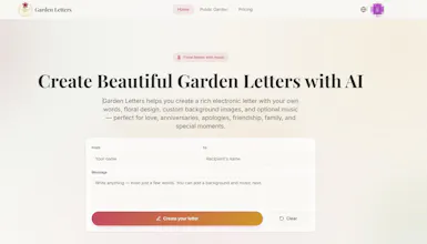 Garden Letters gallery image