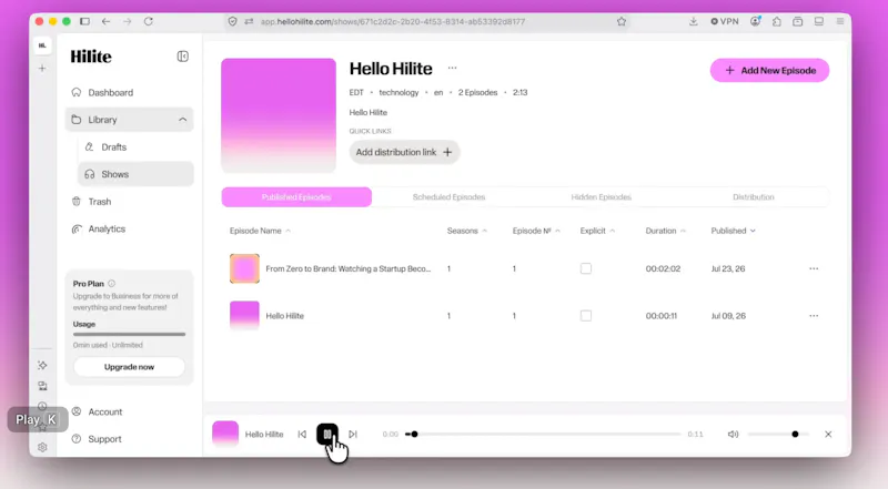 Hilite screenshot 4