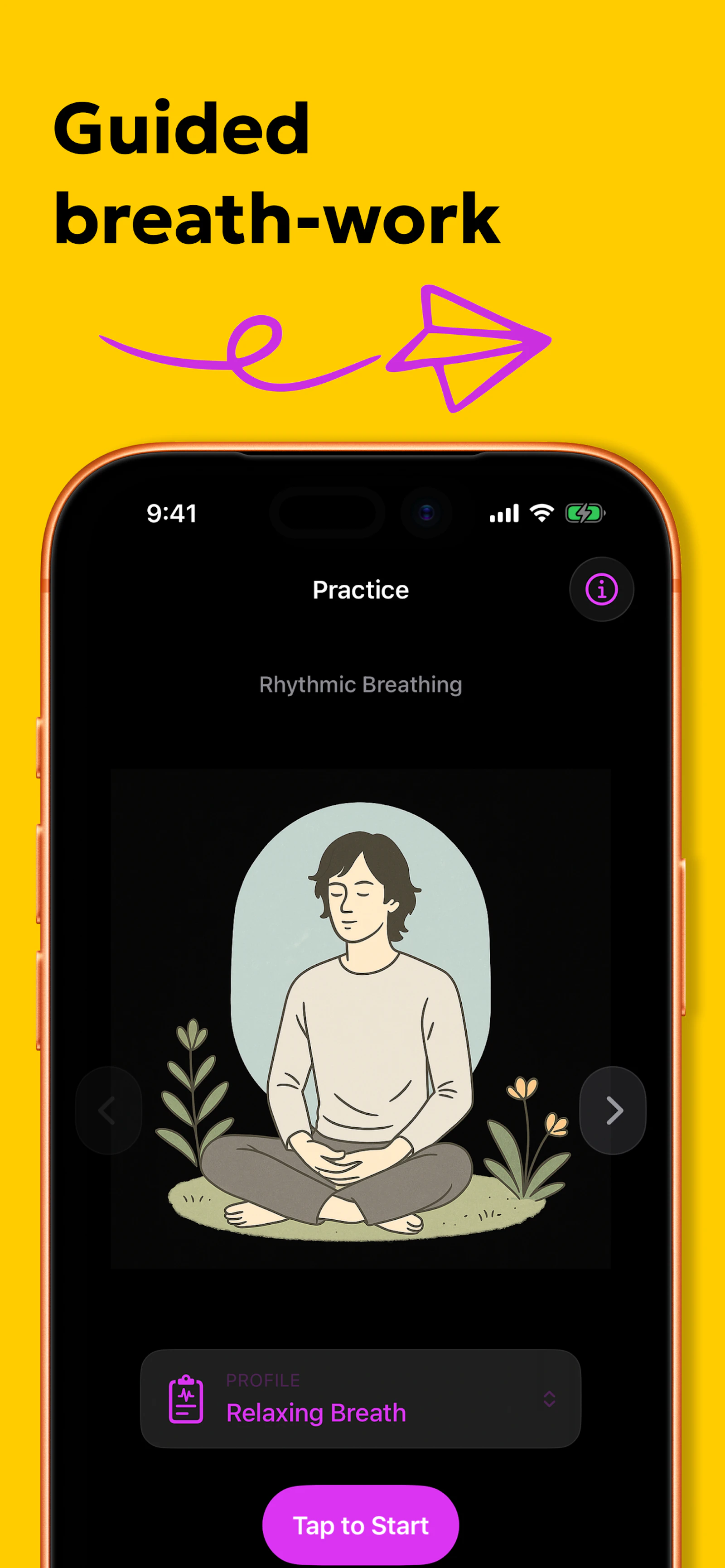 PranaSync: Breathwork and Calm screenshot 1