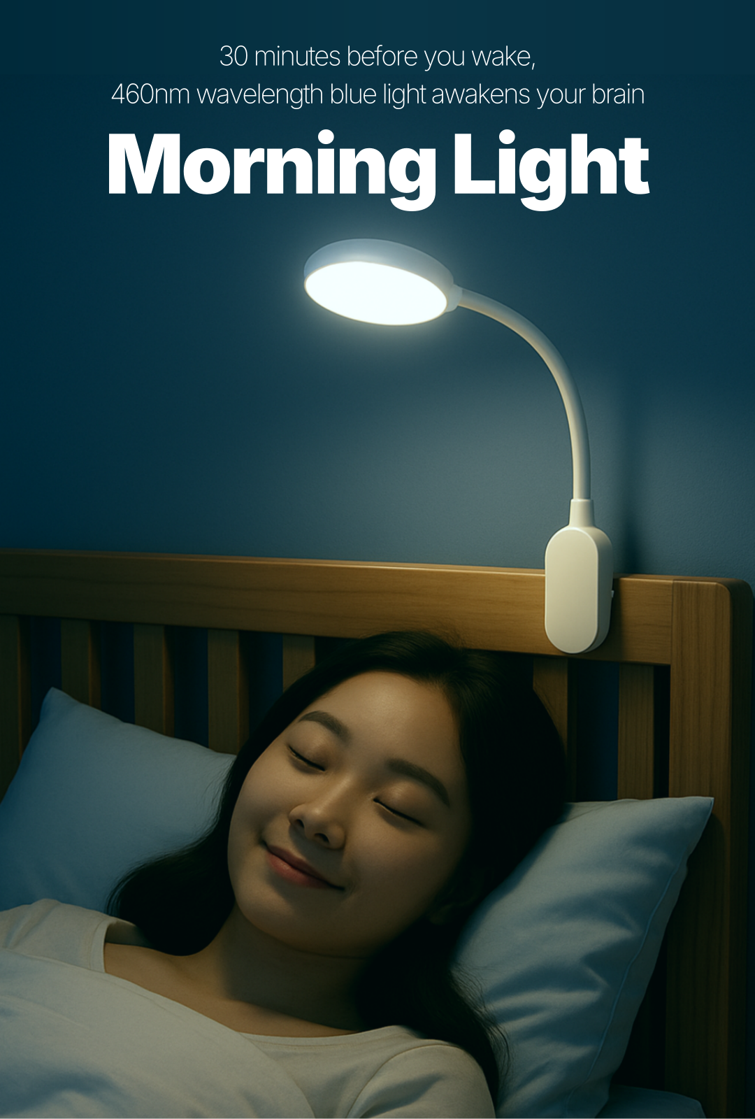 แสงยามเช้า - โคมไฟแสงสีน้ำเงินที่ซิงค์จังหวะ circadian ของคุณอีกครั้ง media 1