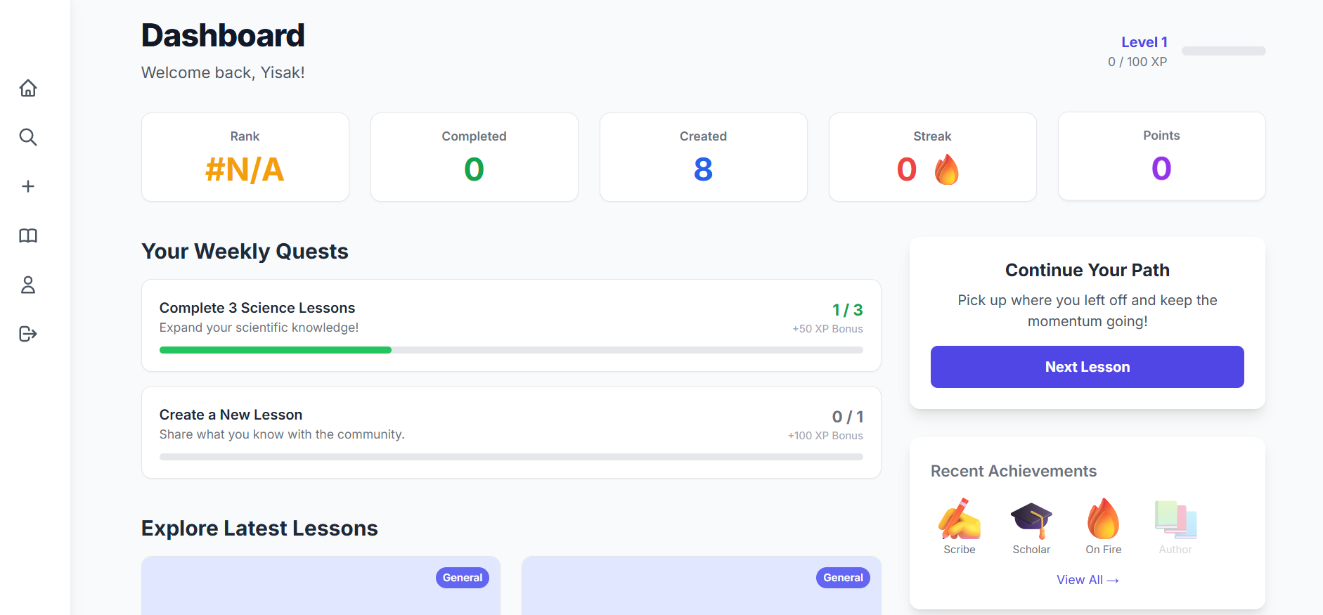 Média gursha.ai - De votre esprit à une leçon interactive, instantanément avec l'IA 1