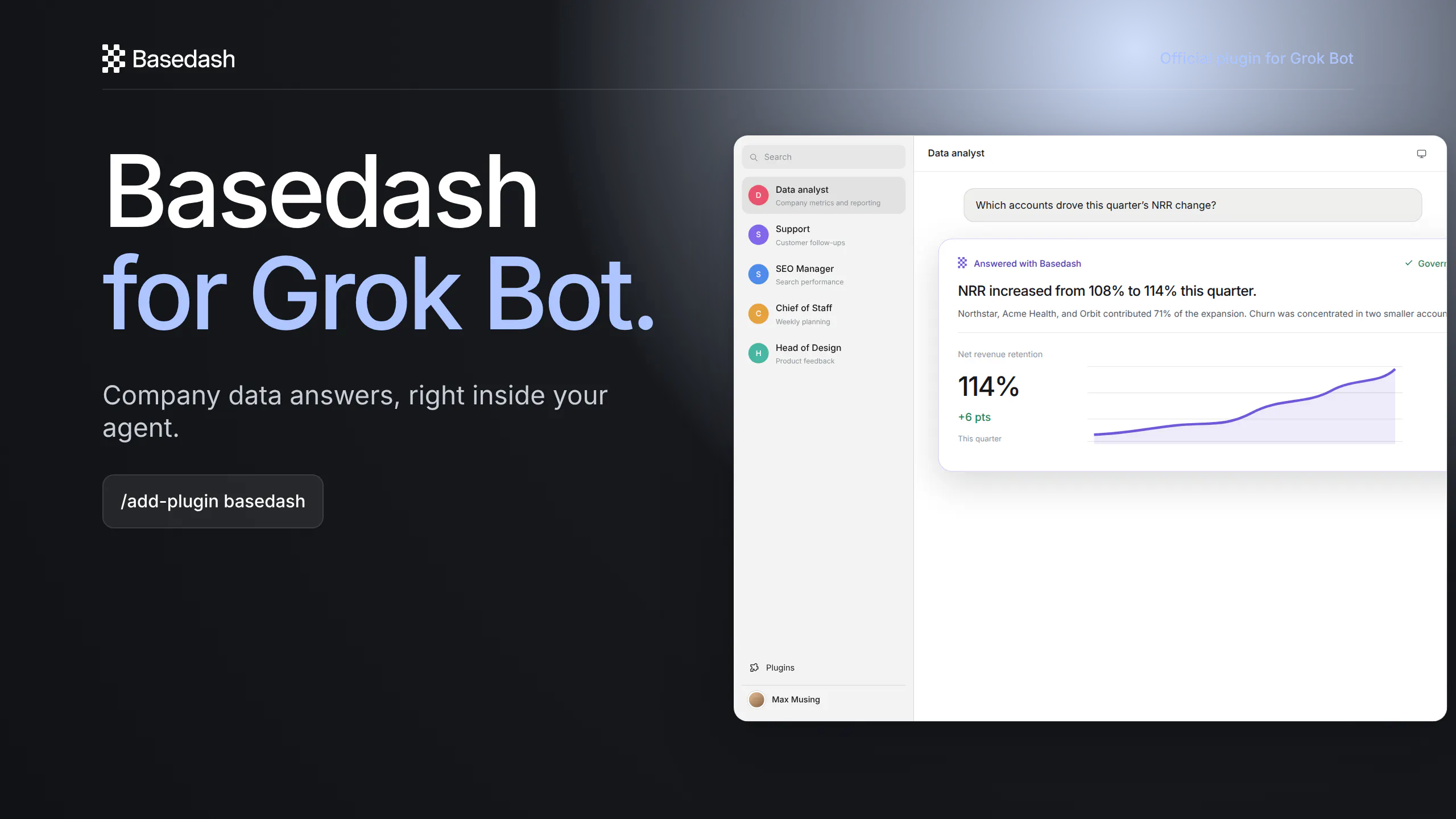 Basedash for Grok Bot 截图