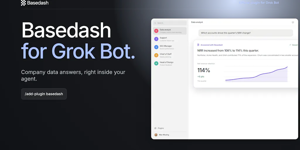 Basedash for Grok Bot