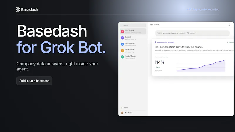 Basedash for Grok Bot screenshot 2