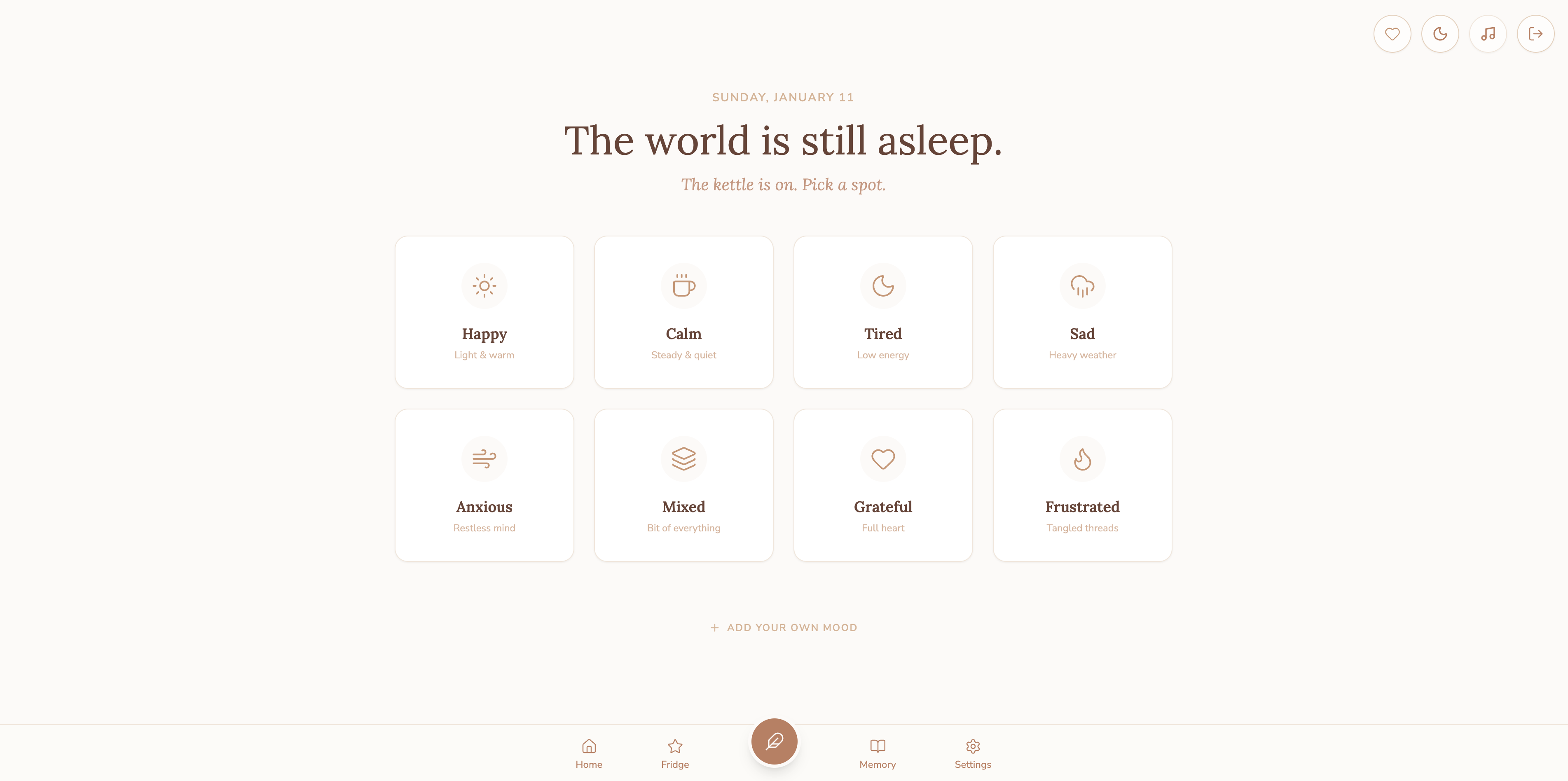 The Kitchen Table - Screenshot 2 showing product features and functionality