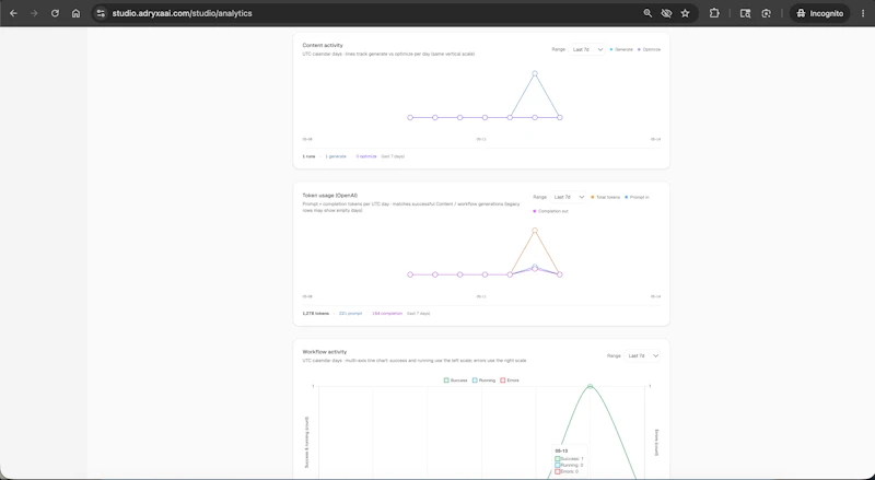Adryxa AI Studio screenshot 6