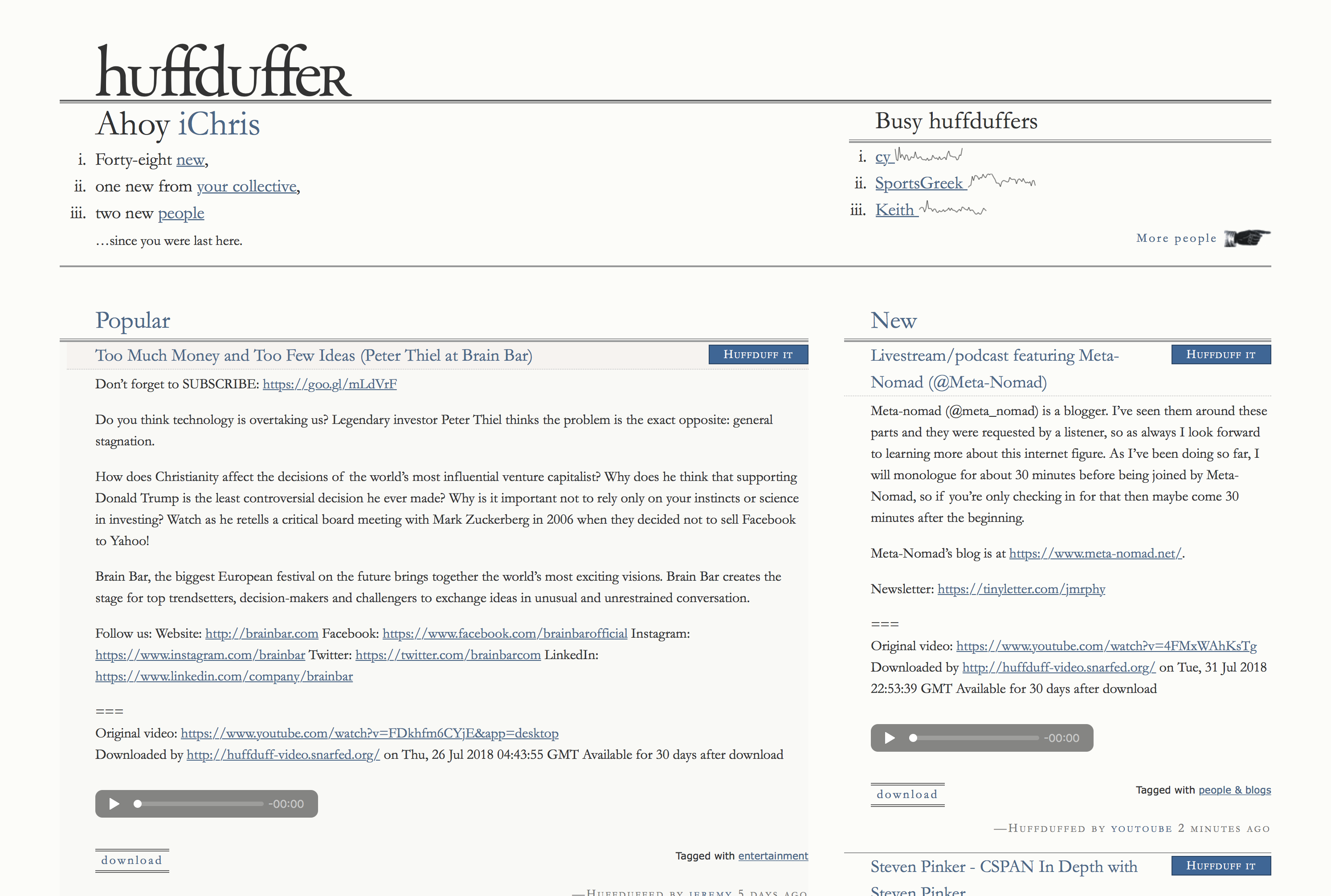 Huffduffer gallery image