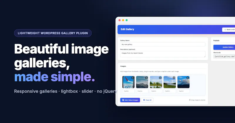 Artclick Gallery Lite screenshot 1