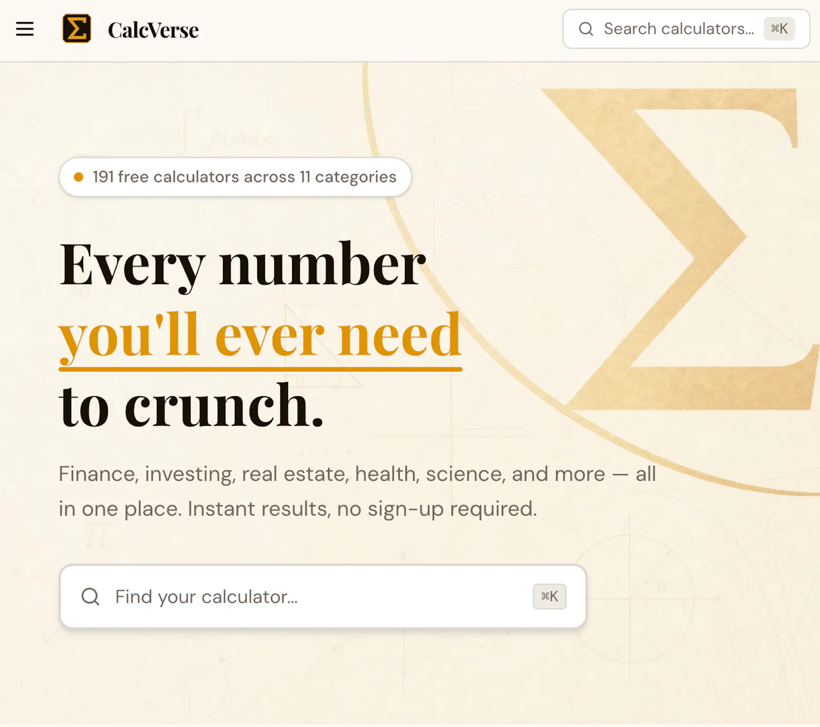 CalcVerse screenshot 1