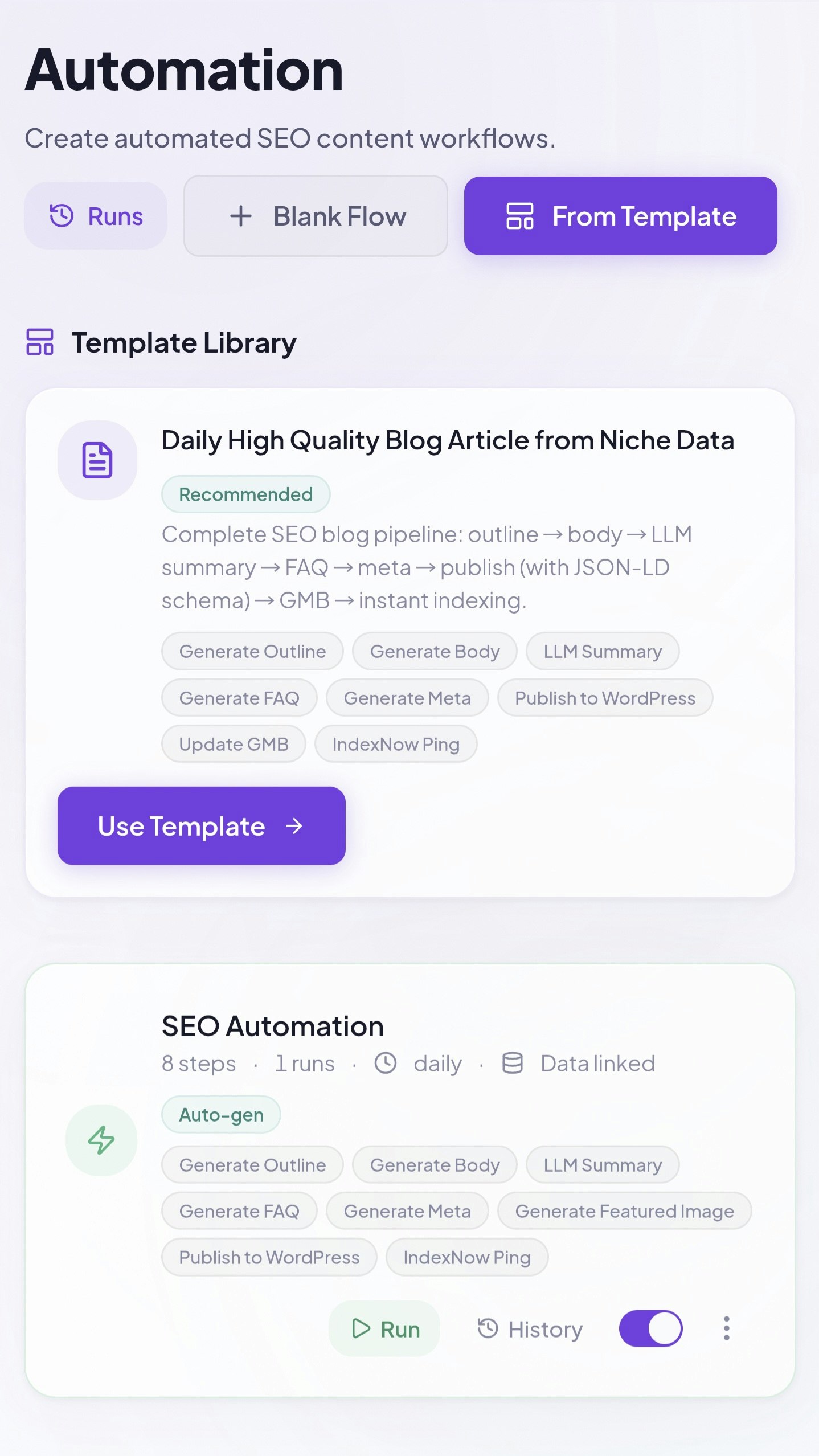 Ruxi Data - SEO Infrastructure gallery image