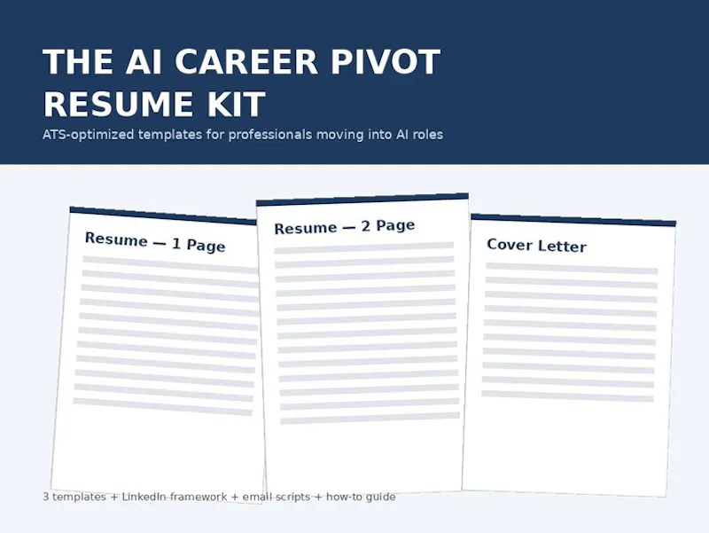 AI Career Pivot Resume Kit screenshot 1