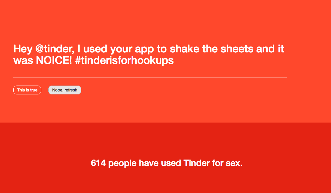 Tinder is for Hookups gallery image