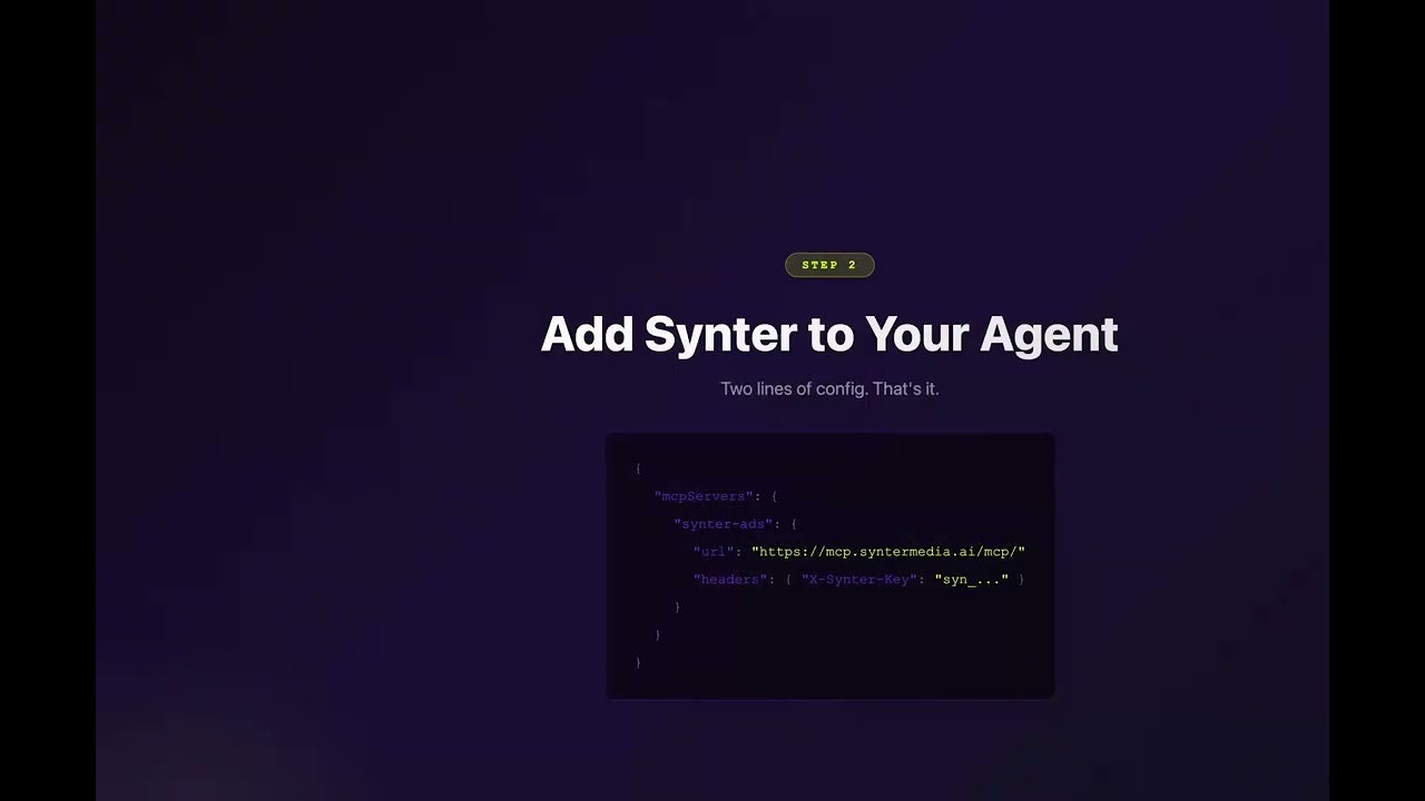 Synter MCP for Claude & Cursor gallery image