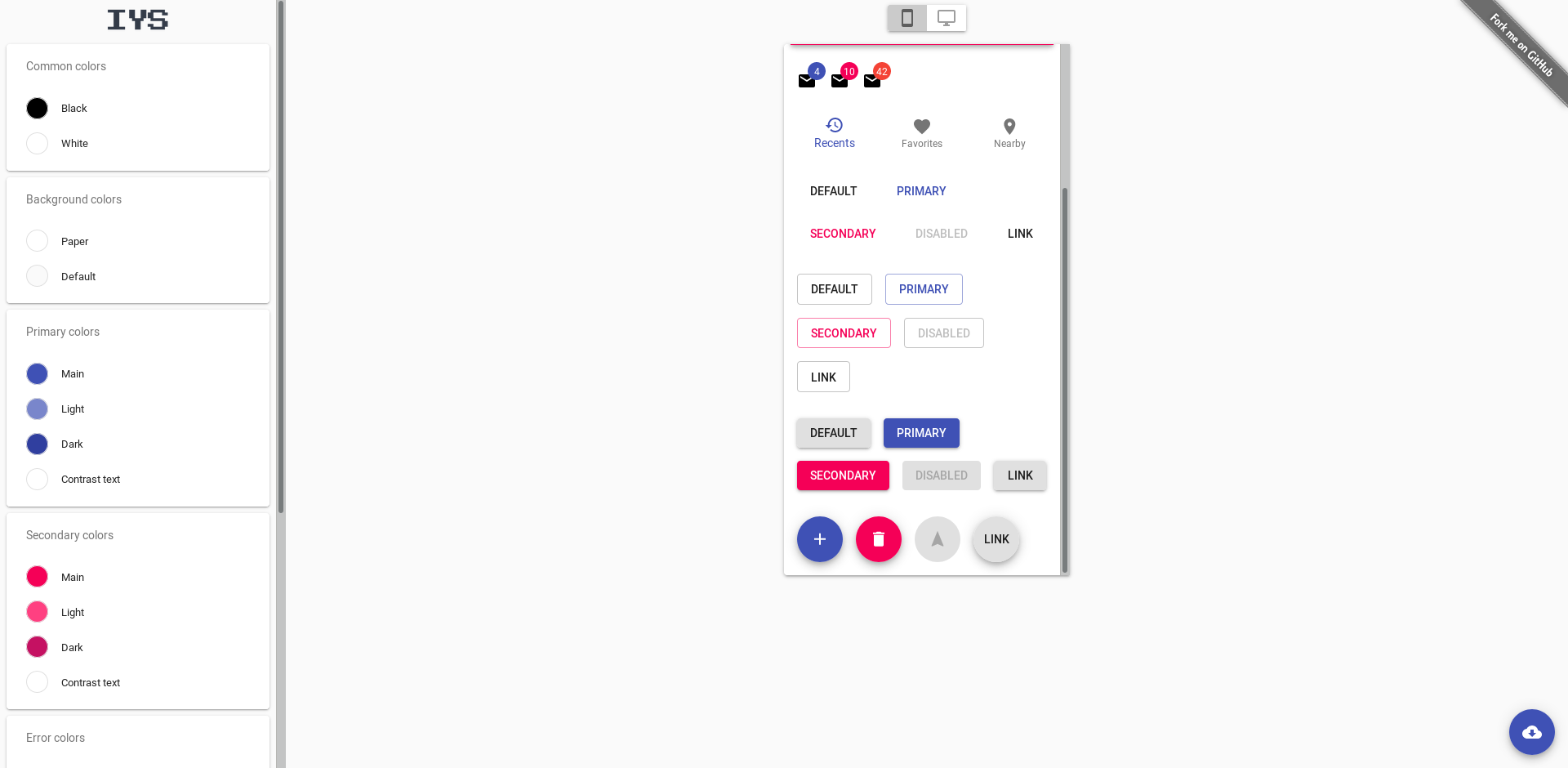 material-ui theme editor gallery image