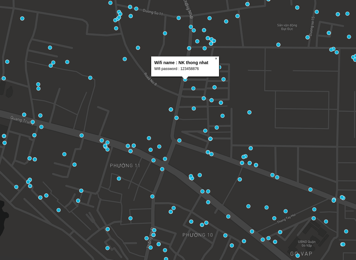 Opennetmap.co - map of wifi password of Southeast Asia gallery image