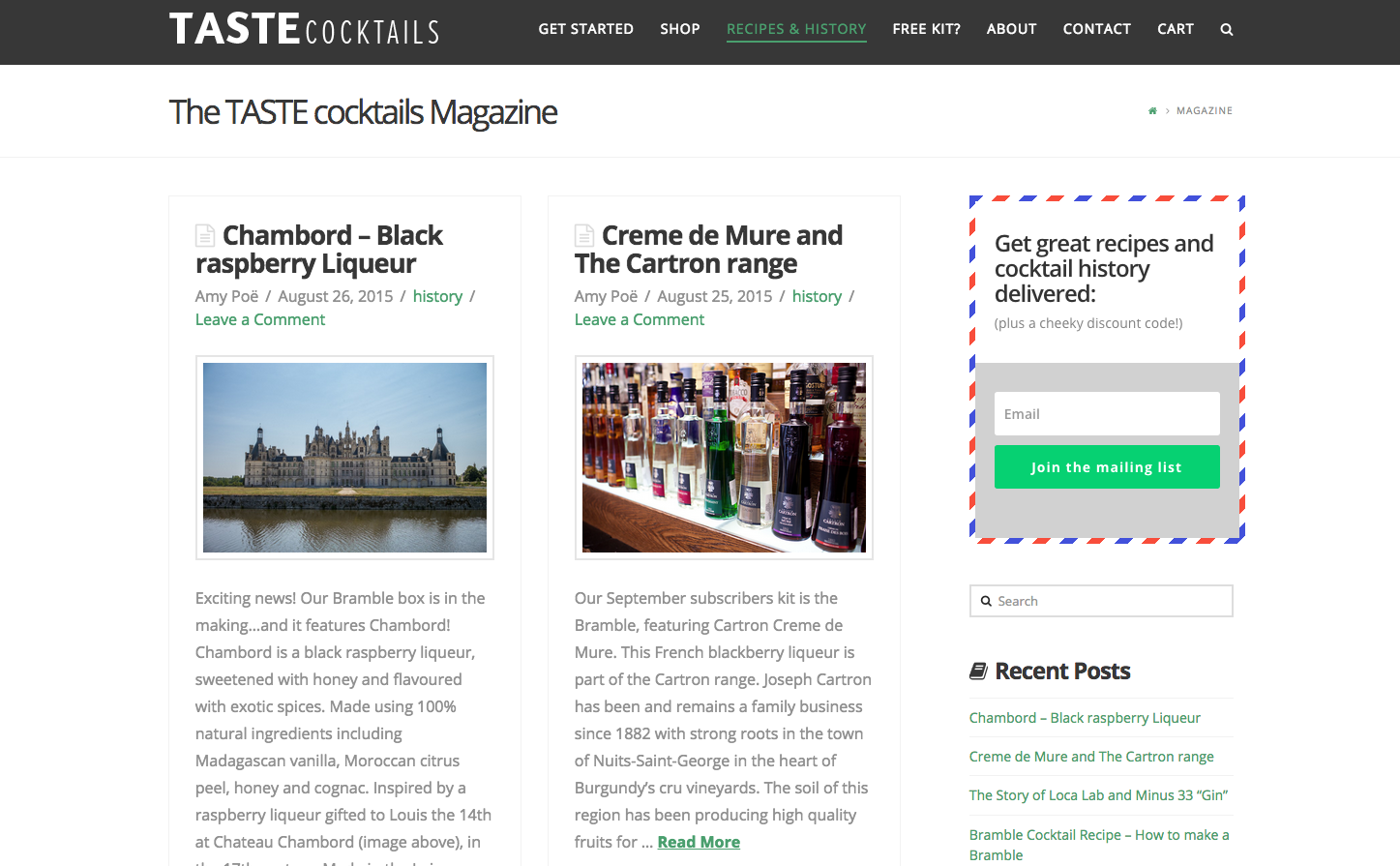 TASTE cocktails gallery image