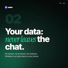Molux: Local & Private AI Chat gallery image