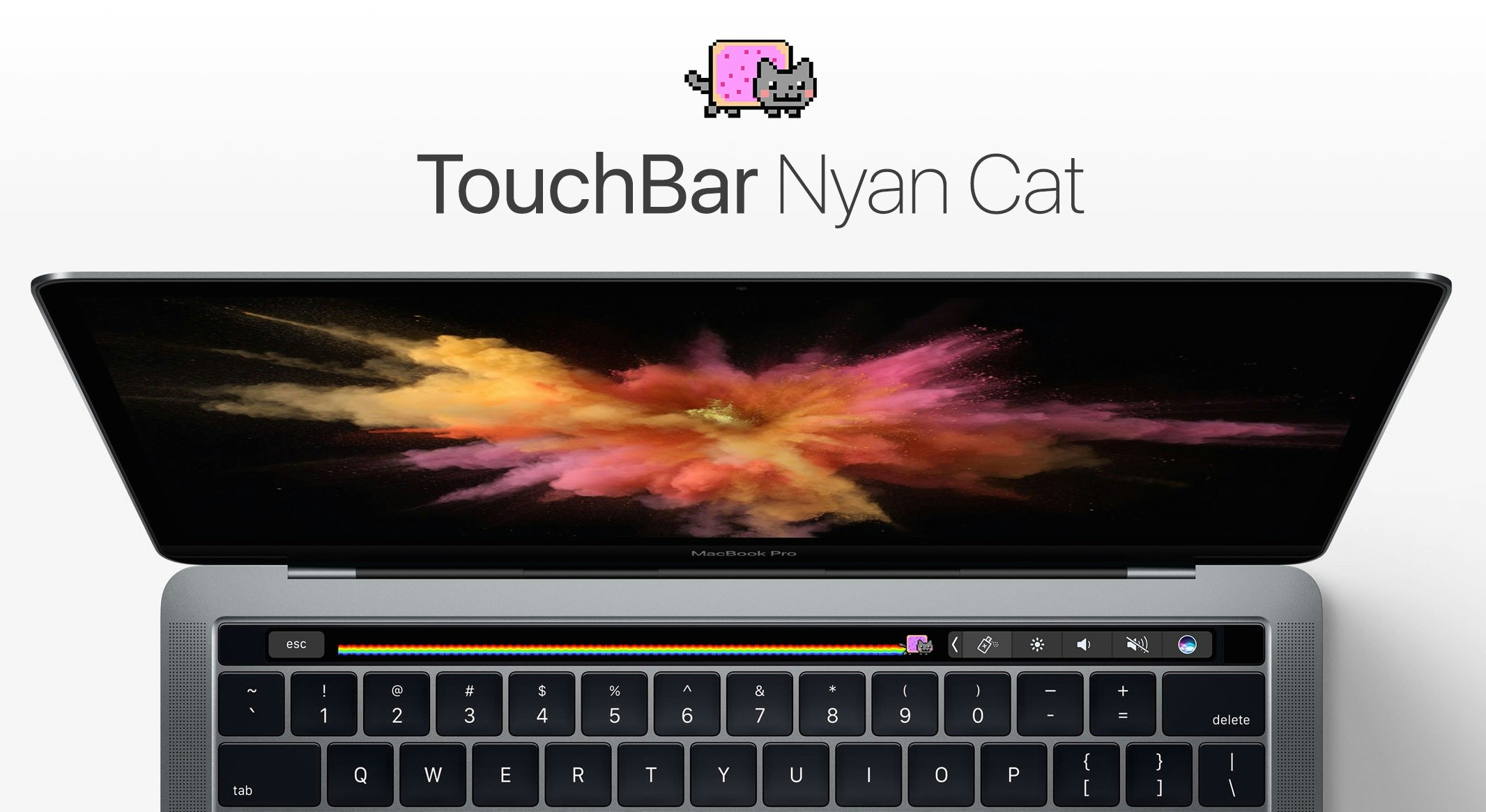 Touch Bar Nyancat Image