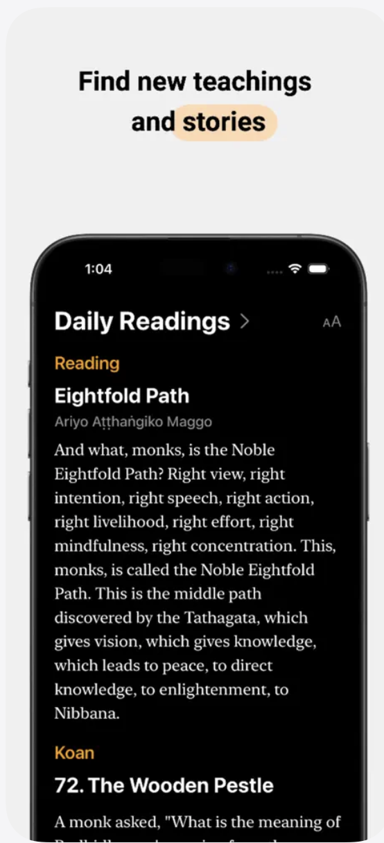 Free Meditation App: Gautama - Screenshot 5 preview