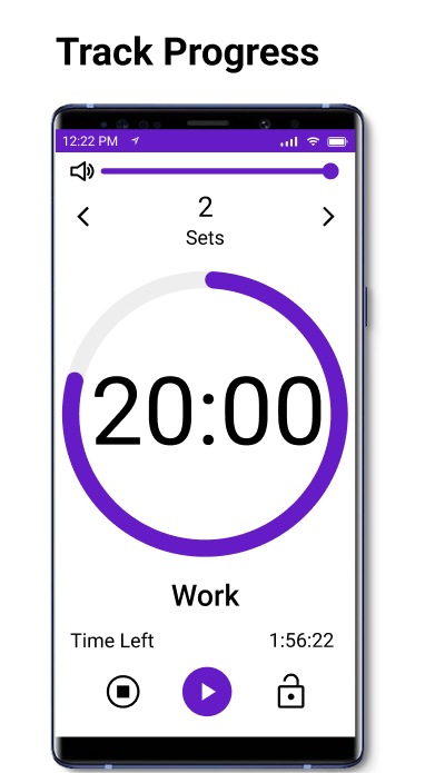 Intervalltimer: HIIT, Pomodoro Medien 3