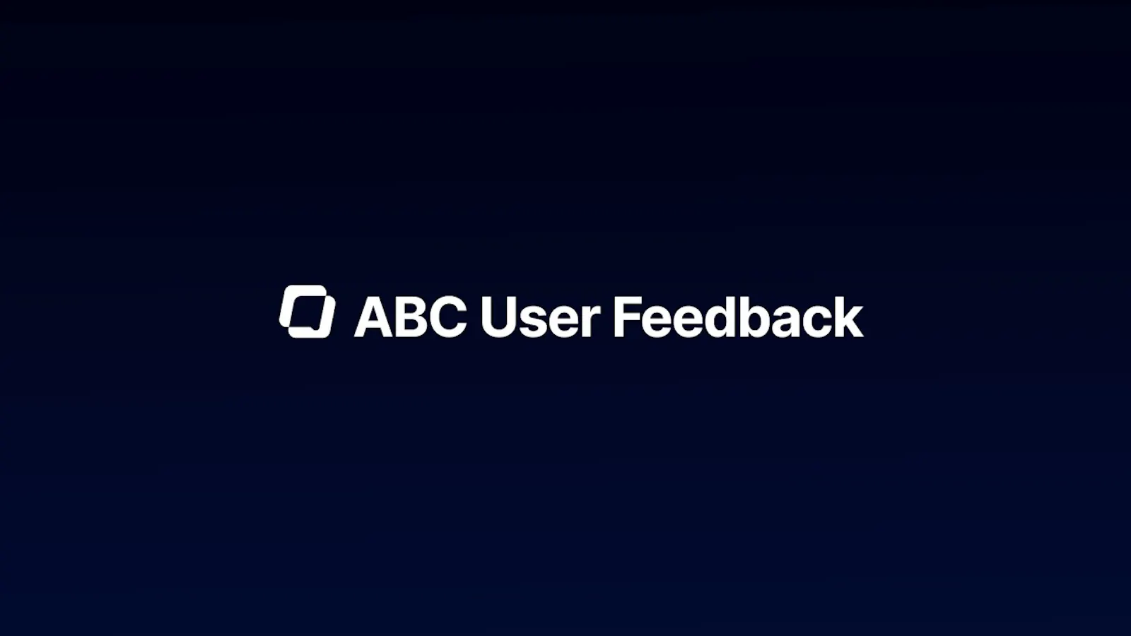 ABC User Feedback screenshot 1 (video preview)