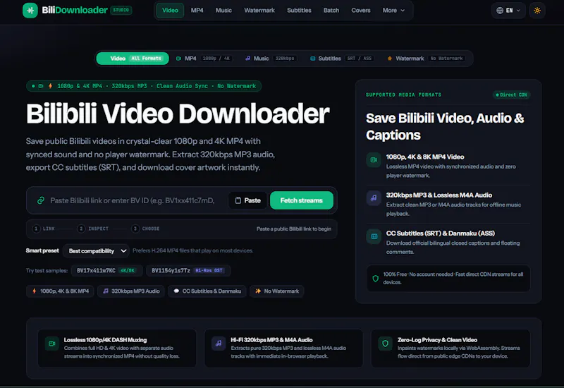 Bilibili Video Downloader screenshot 2