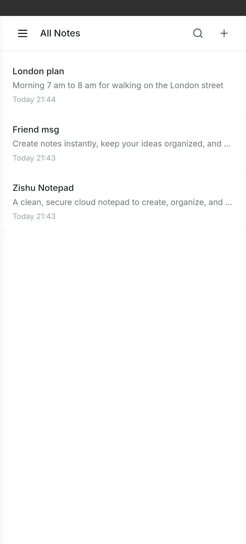 Zishu Notepad — Your Notes. screenshot 3