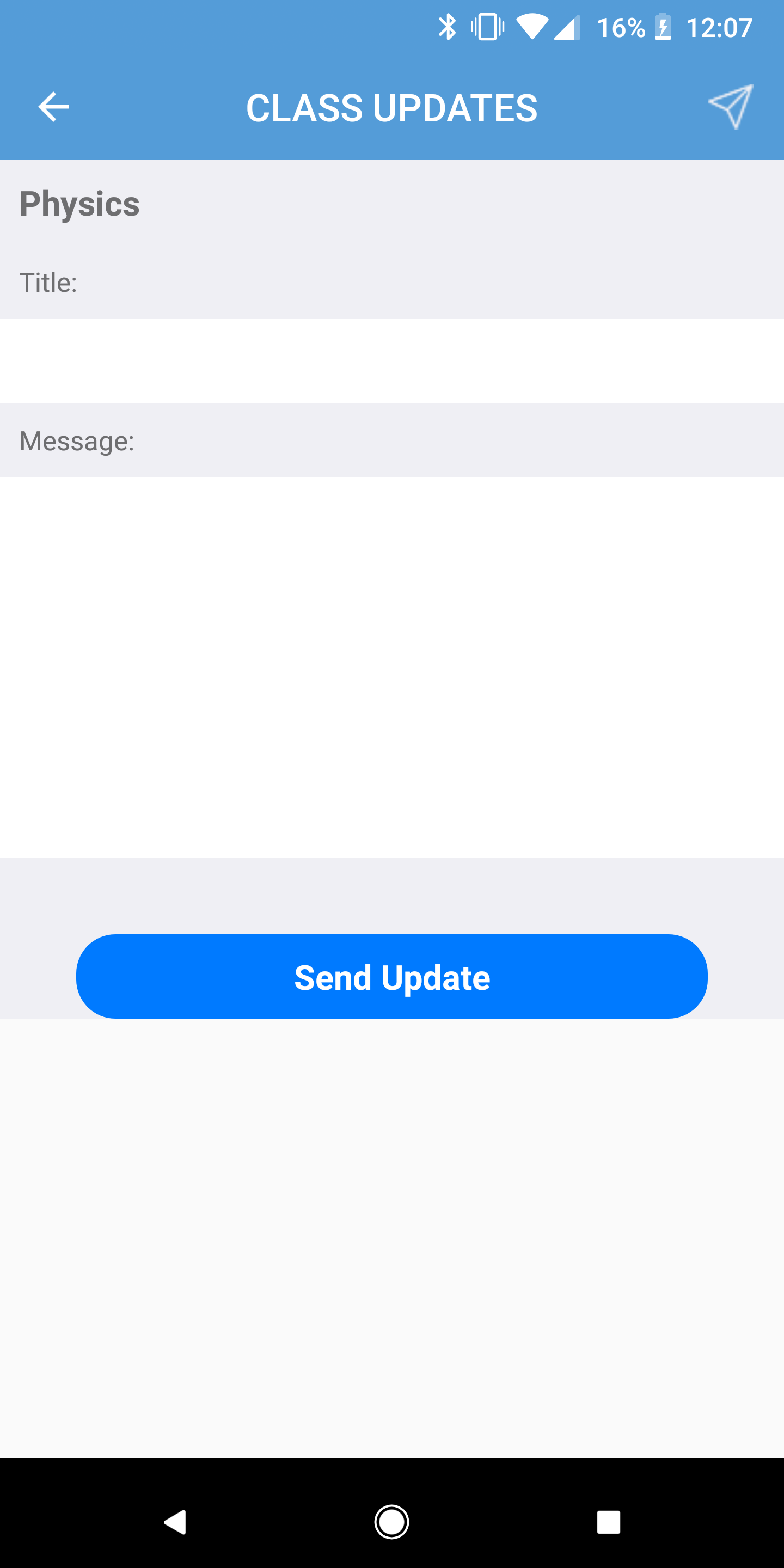 Class Updates gallery image