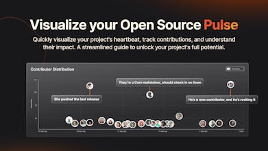Captura de tela da plataforma OpenSauced mostrando diversos projetos de programação.