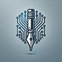 Blazing Writer - Product Hunt launch logo and brand identity