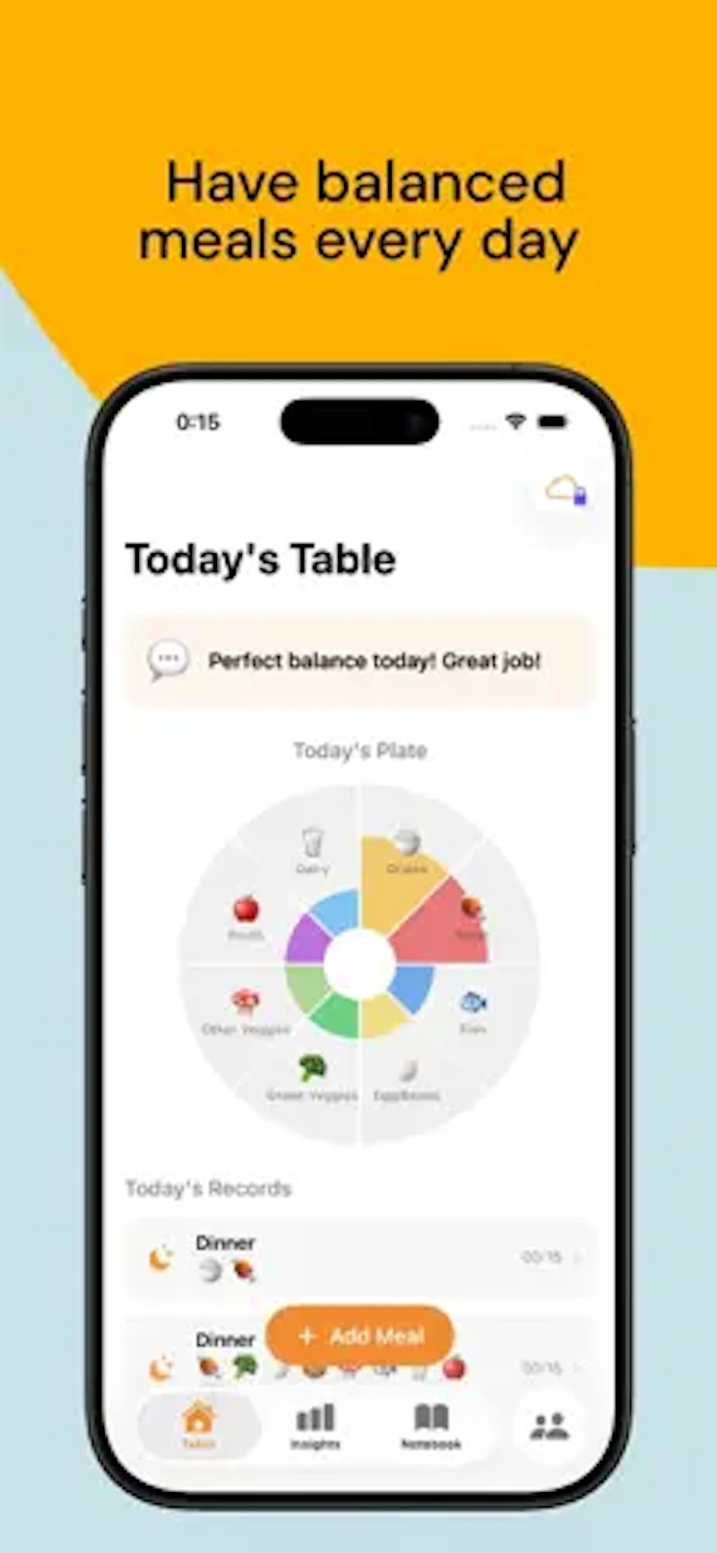 SproutBowl: AI Family Meal Tracker screenshot 1