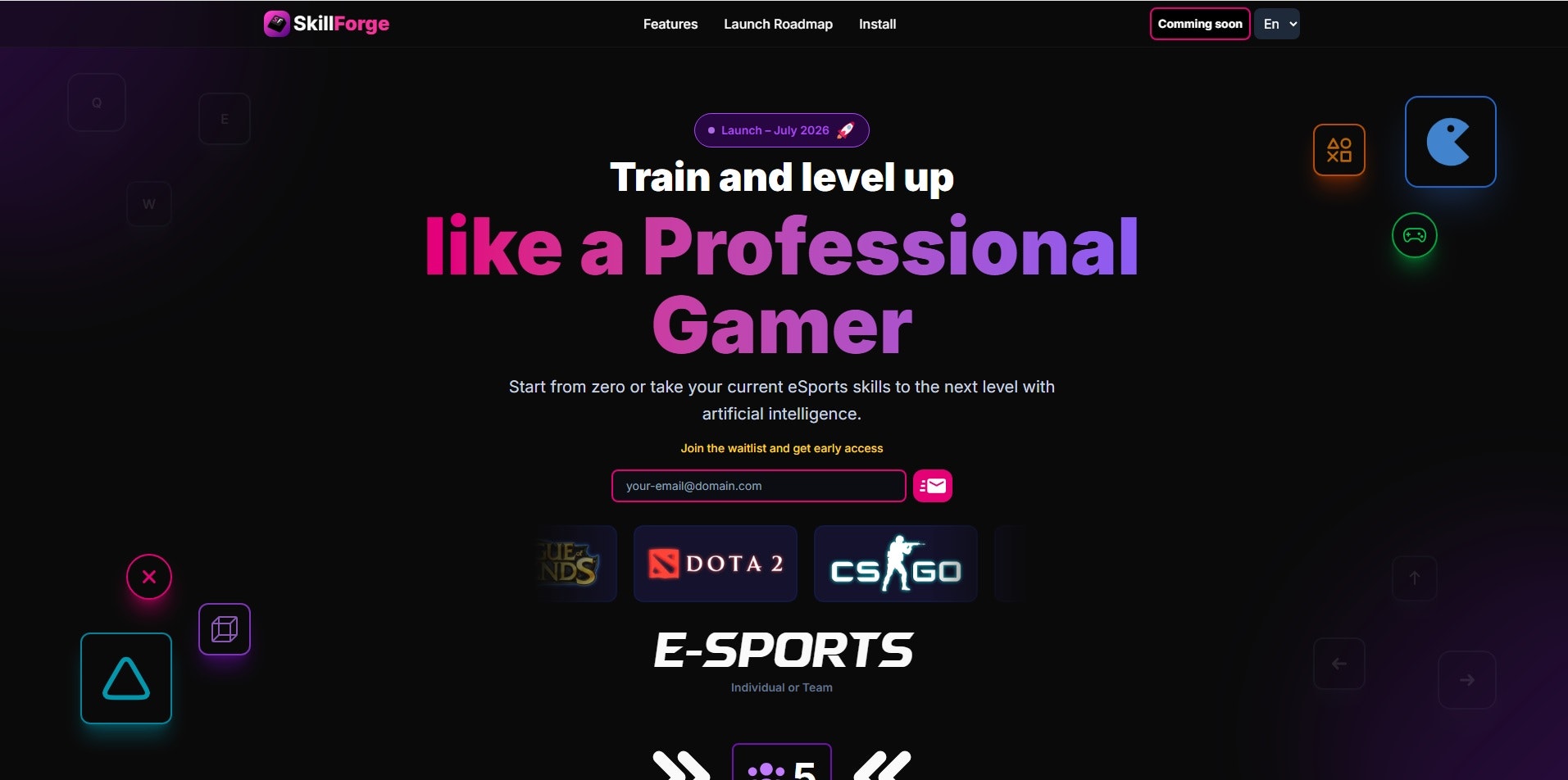 SkillForge - Main product screenshot demonstrating key features and user interface