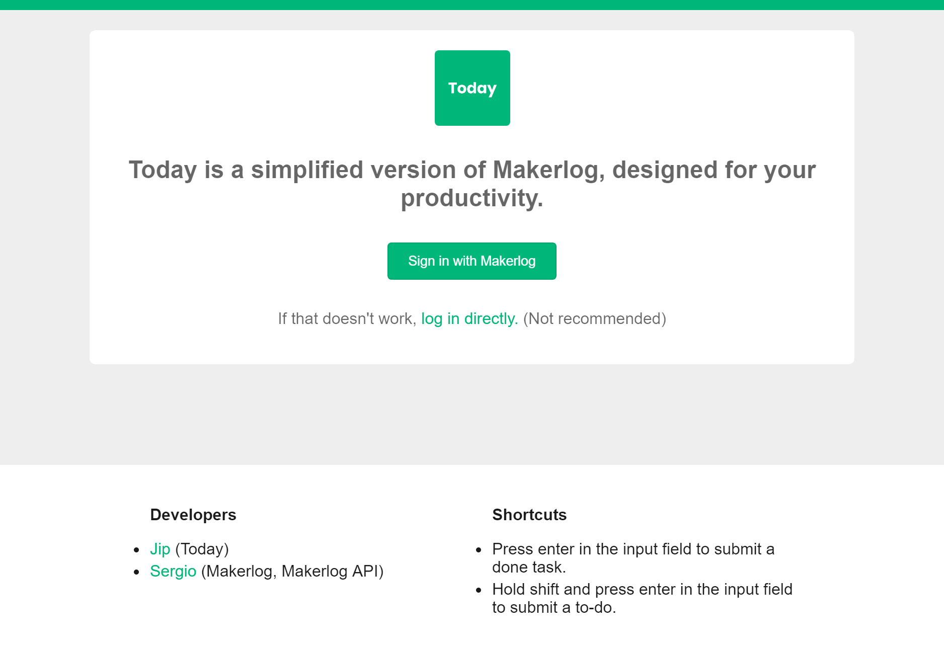 Today for Makerlog gallery image
