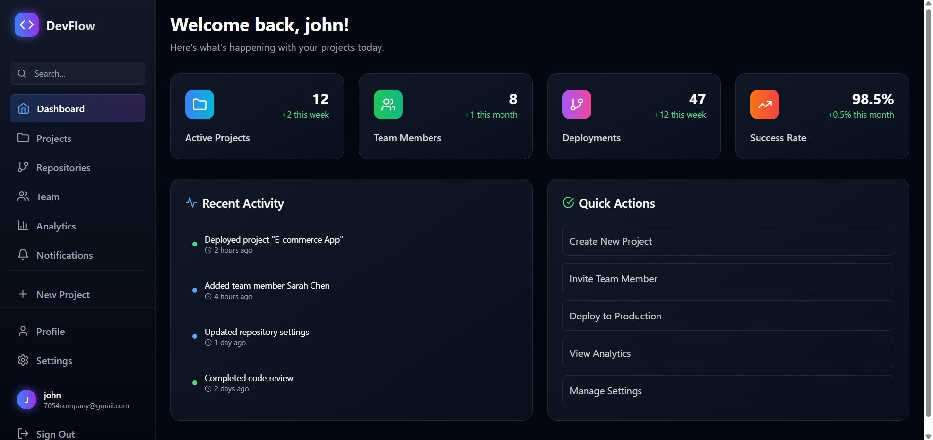 DevFlow gallery image