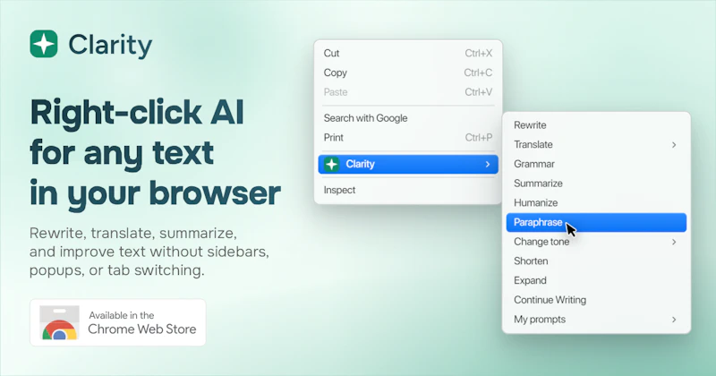 Clarity AI screenshot 1
