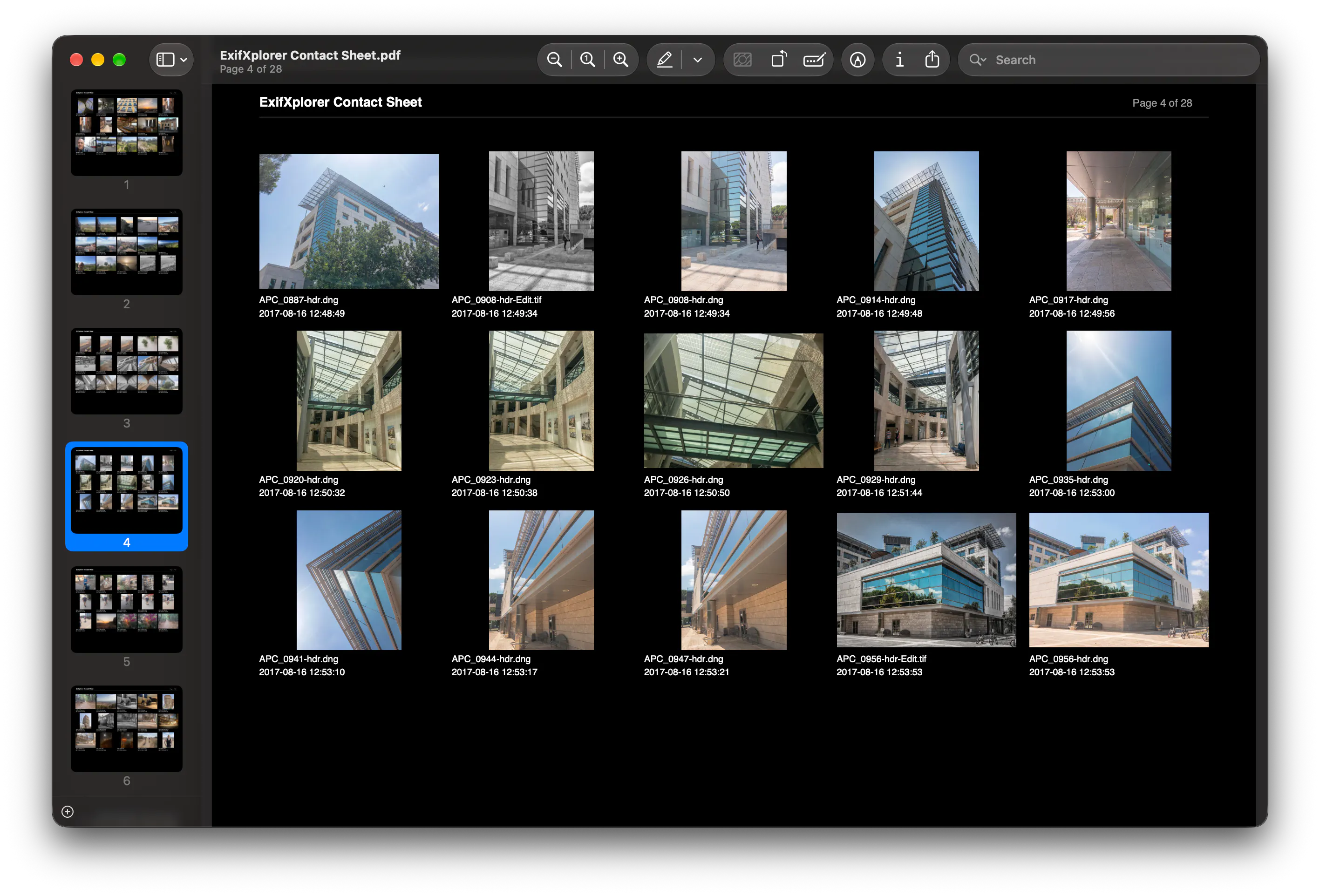 ExifXplorer gallery image