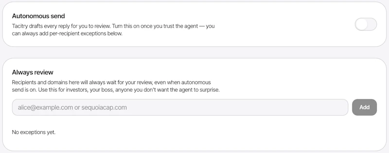 Tacitry screenshot 1