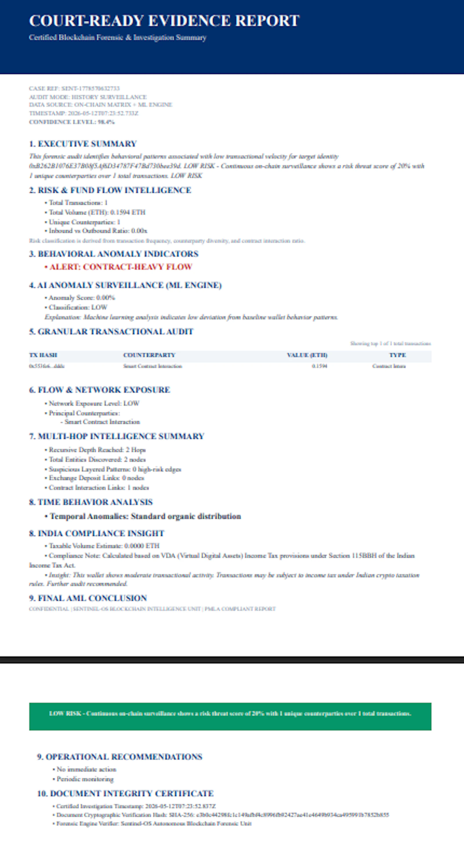 Blockchain Sentinel  screenshot 5