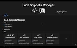 Code Snippets Manager media 1