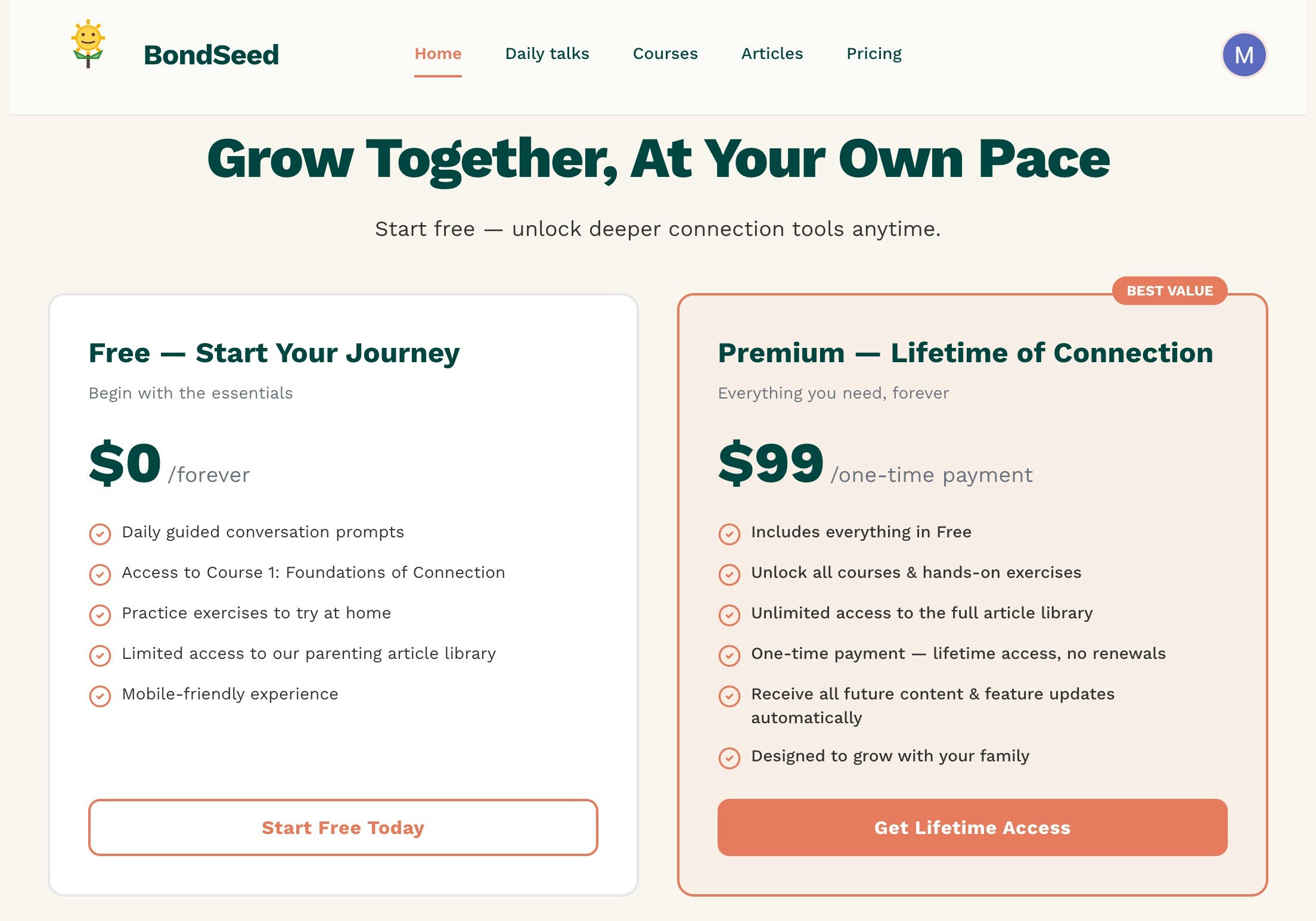 BondSeed - Screenshot 5 showing product features and functionality